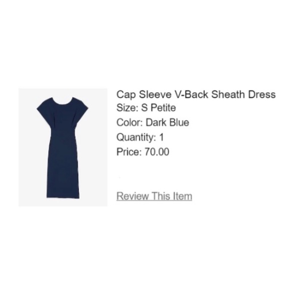 Express V-back Sheath Dress - Picture 3 of 7